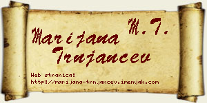 Marijana Trnjančev vizit kartica